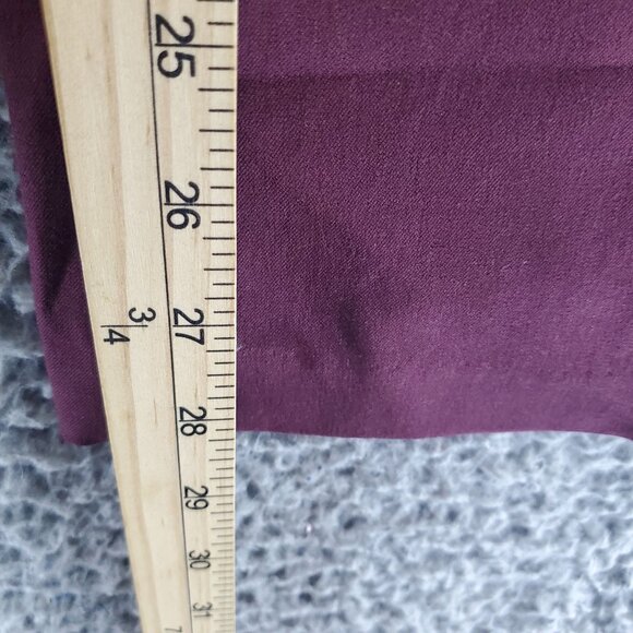 Old Navy Pants Womens Small Burgundy Red High-Rise Wide Leg Pixie Slacks *NWT* - Picture 7 of 10